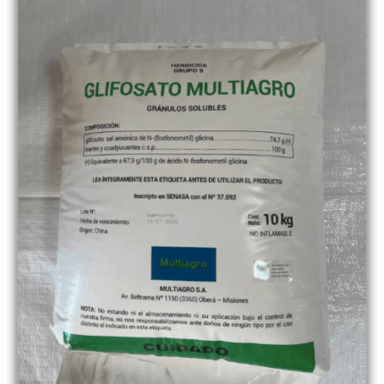 GLIFOSATO MULTIAGRO 74.7 GRANULADO X 10KG